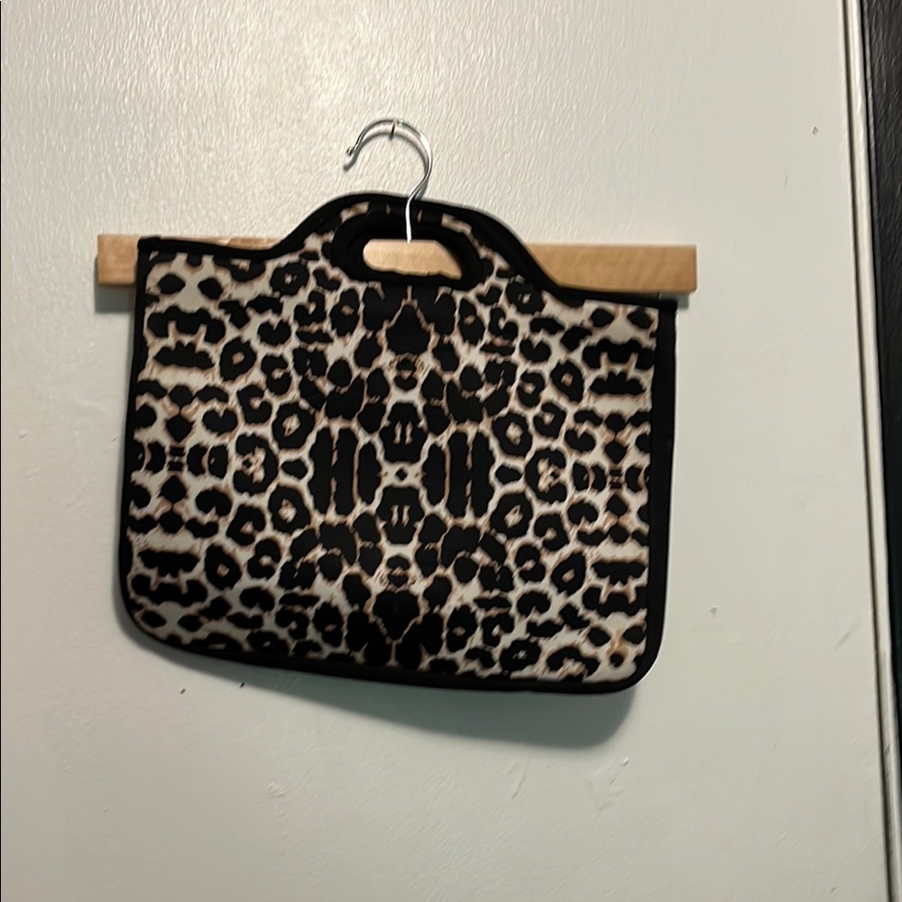 Leopard Print Laptop Bag